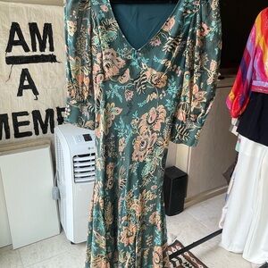 Megan Park Floral Maxi Dress